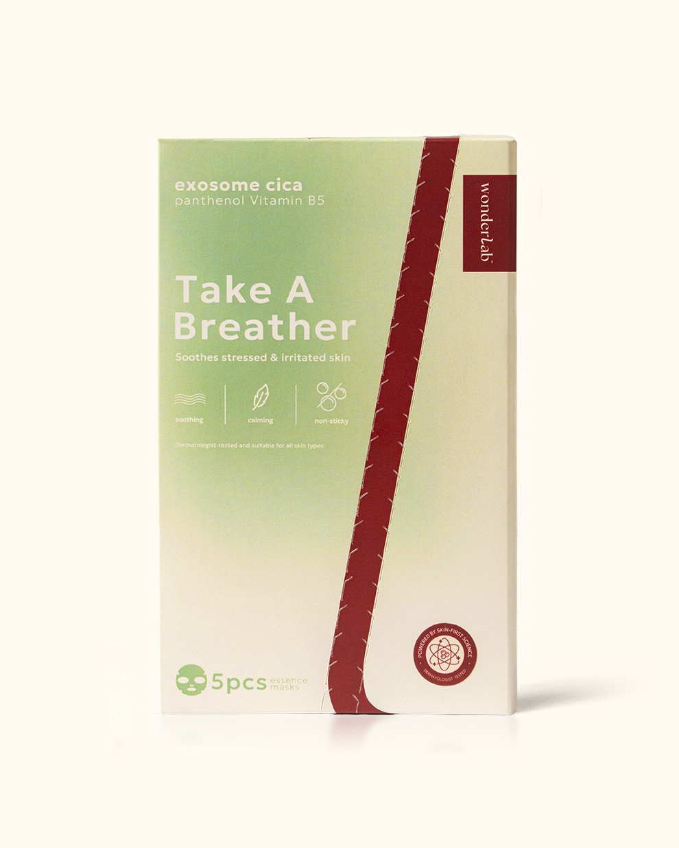 WonderLab Exosome Cica Soothing Sheet Mask (5pcs/Box)